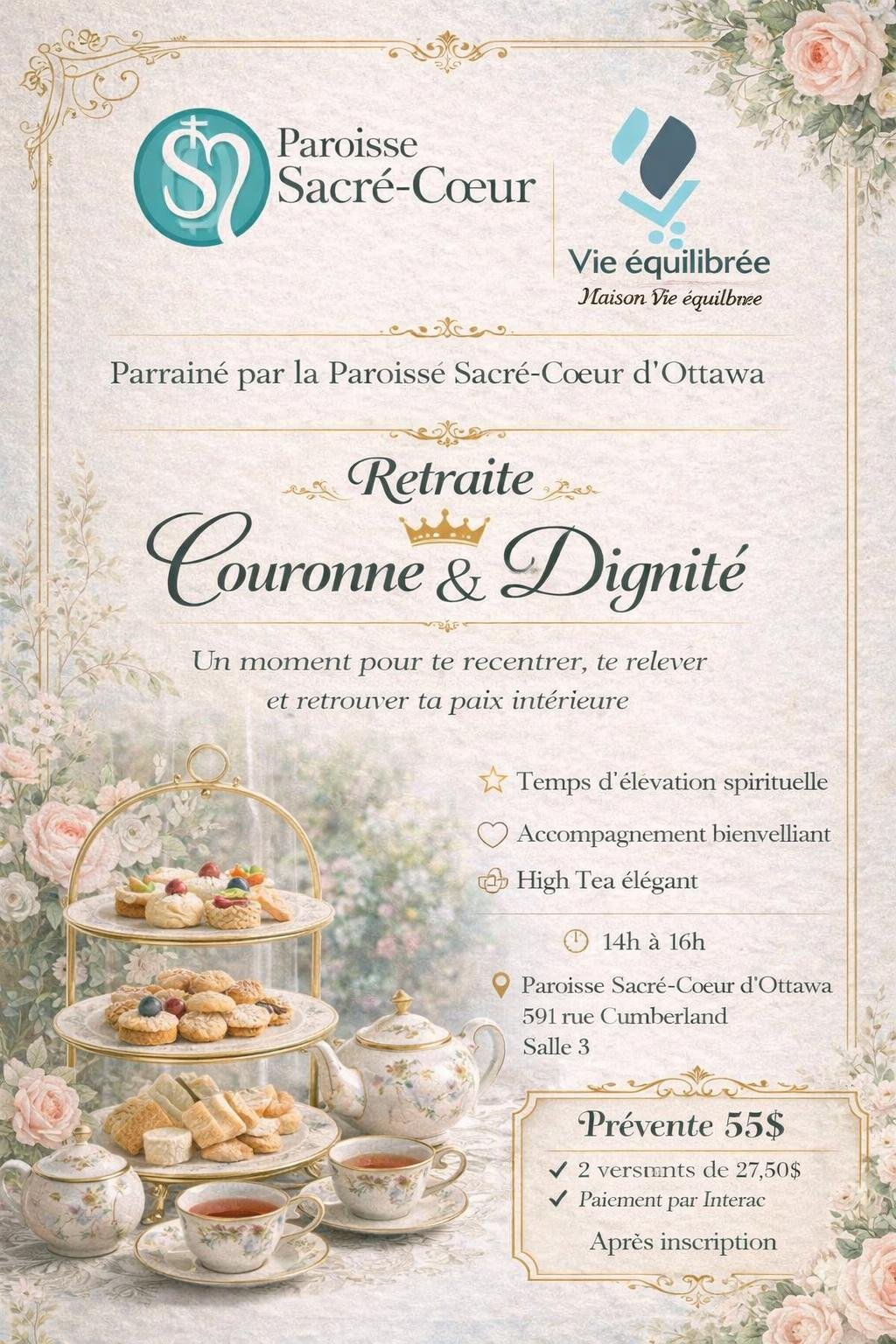 Affiche – Retraite Couronne & Dignité